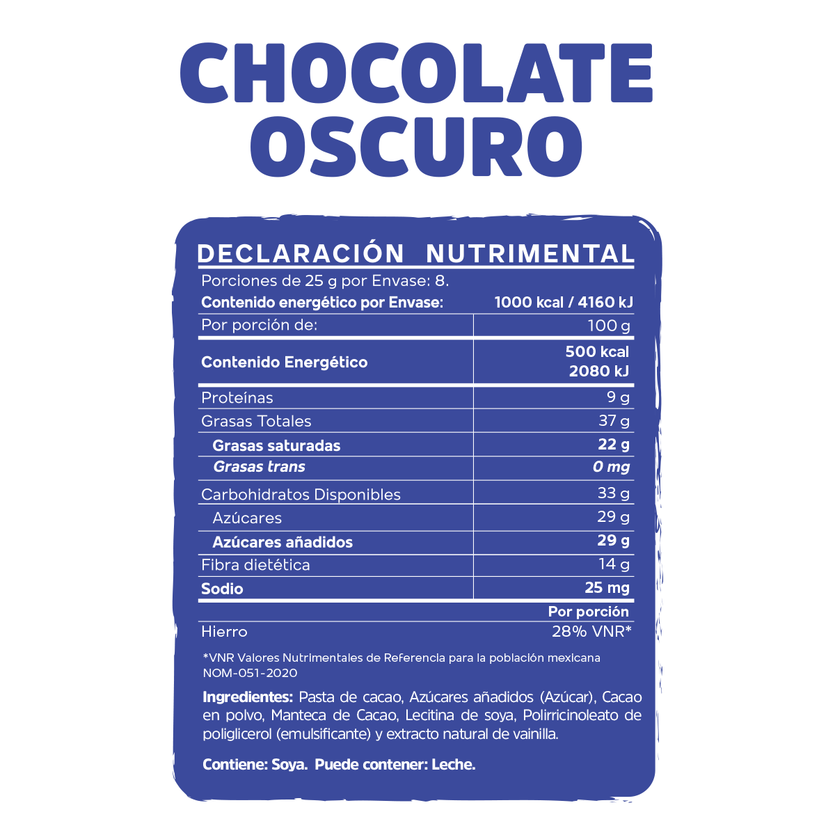 Chocolate Oscuro (200 g)