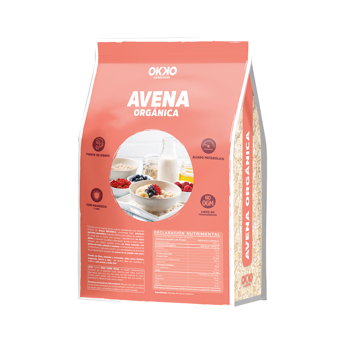 Avena Orgánica Sin Gluten ( 1.5 kg)