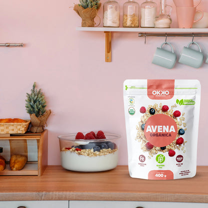 Avena Orgánica Sin Gluten (400 g)