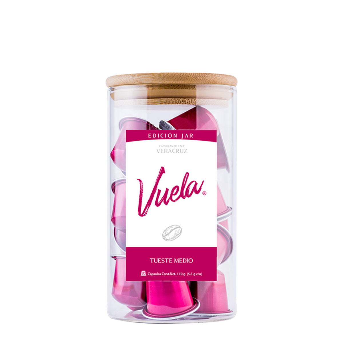 Vuela - Jar Cápsulas de Café Veracruz (110 g)