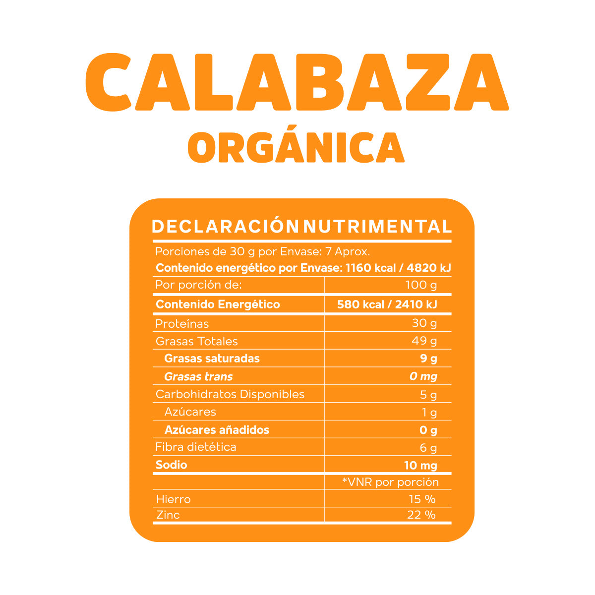 Pepitas de Calabaza (200g)