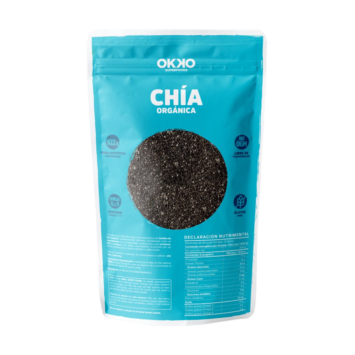 Semillas de Chía Orgánica (300g)