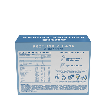 Proteína Vegana Vainilla 16 Sachets (42 g cada uno)
