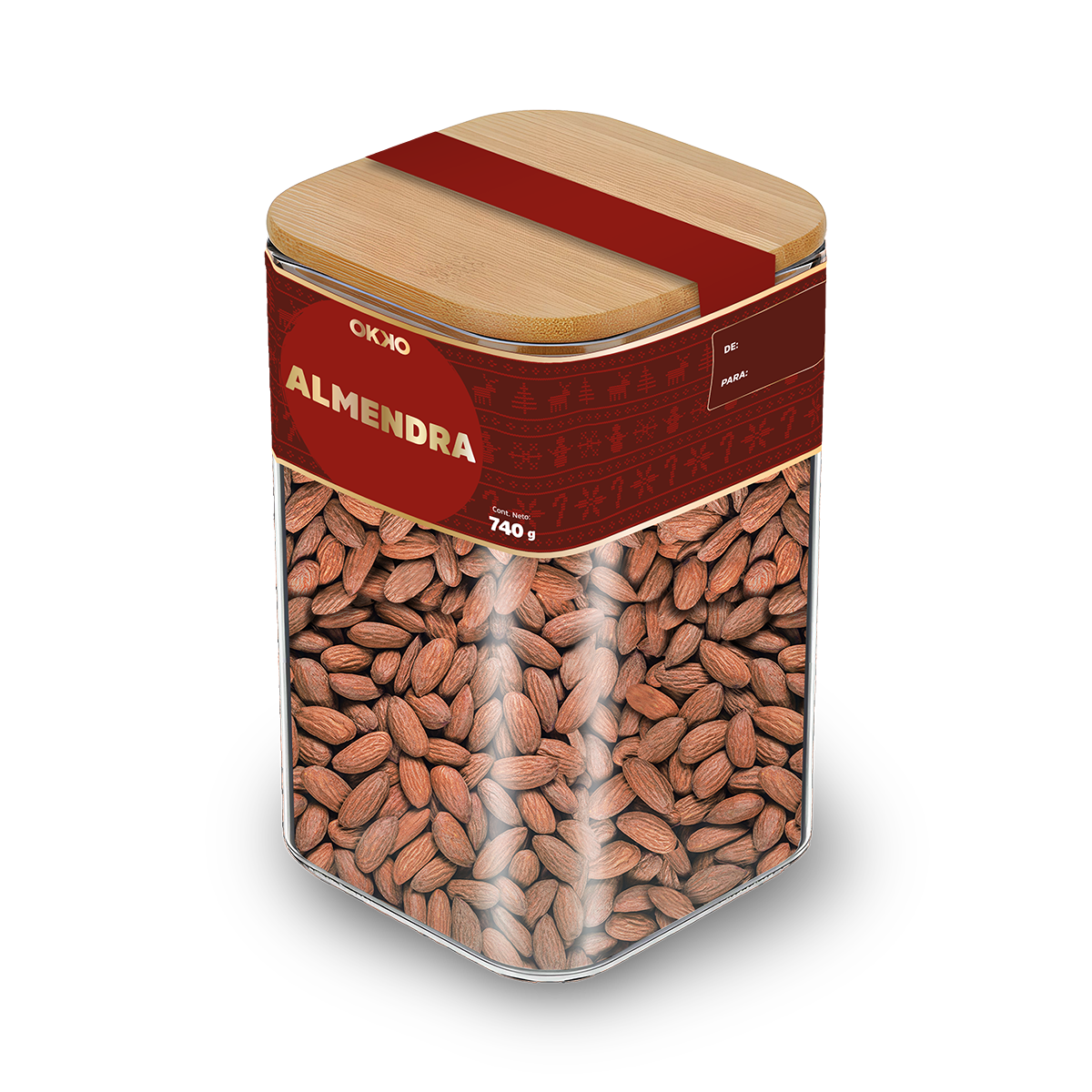 Jar Navideño Almendra (740 g)