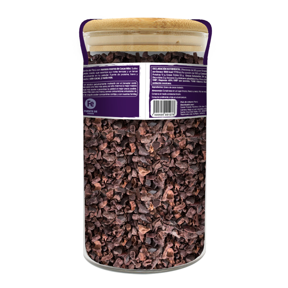 Cacao Nibs Jar (350g)