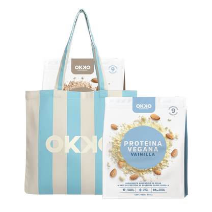 2 Proteína Vegana + 1 Tote Bag
