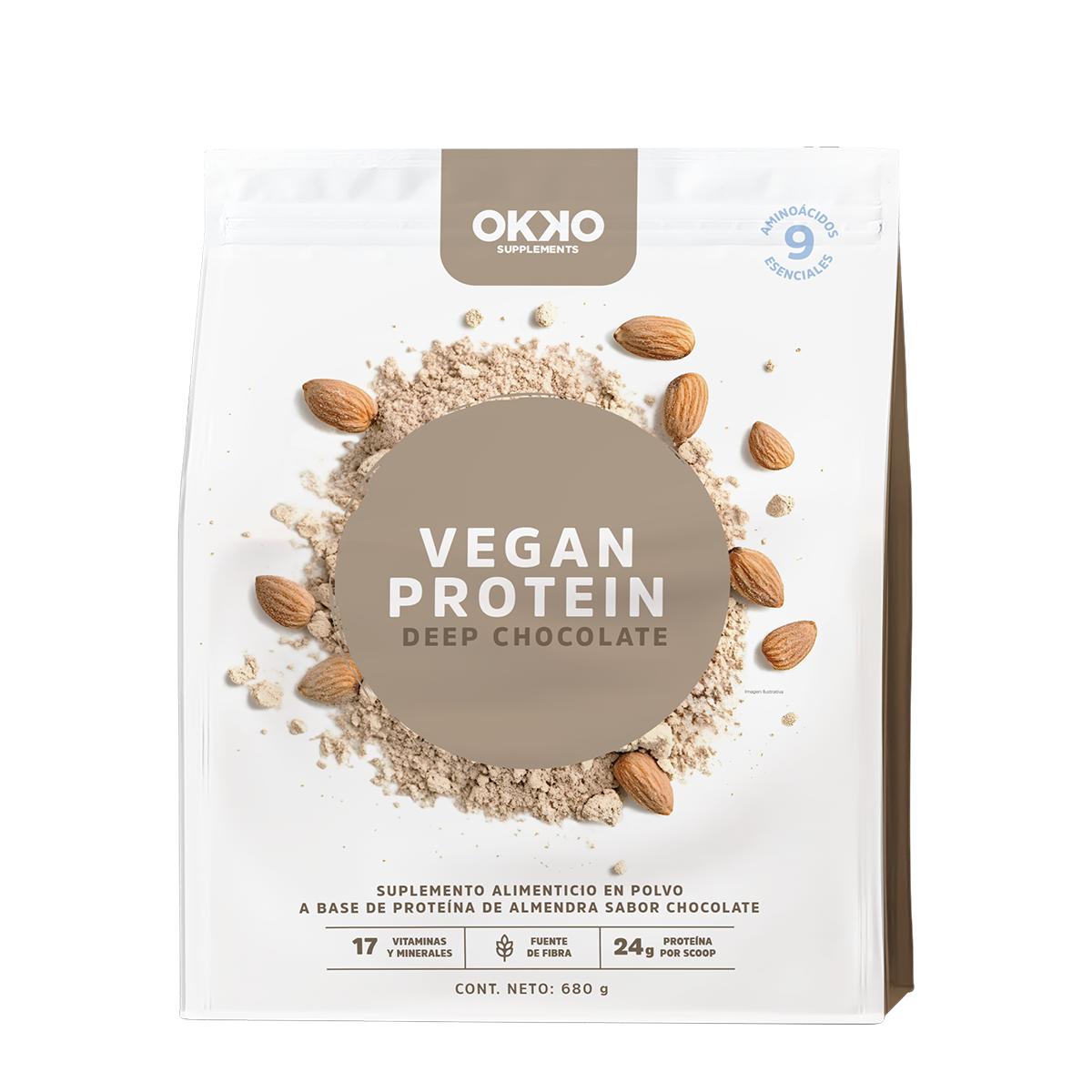 Proteína Vegana Deep Chocolate (680 g)