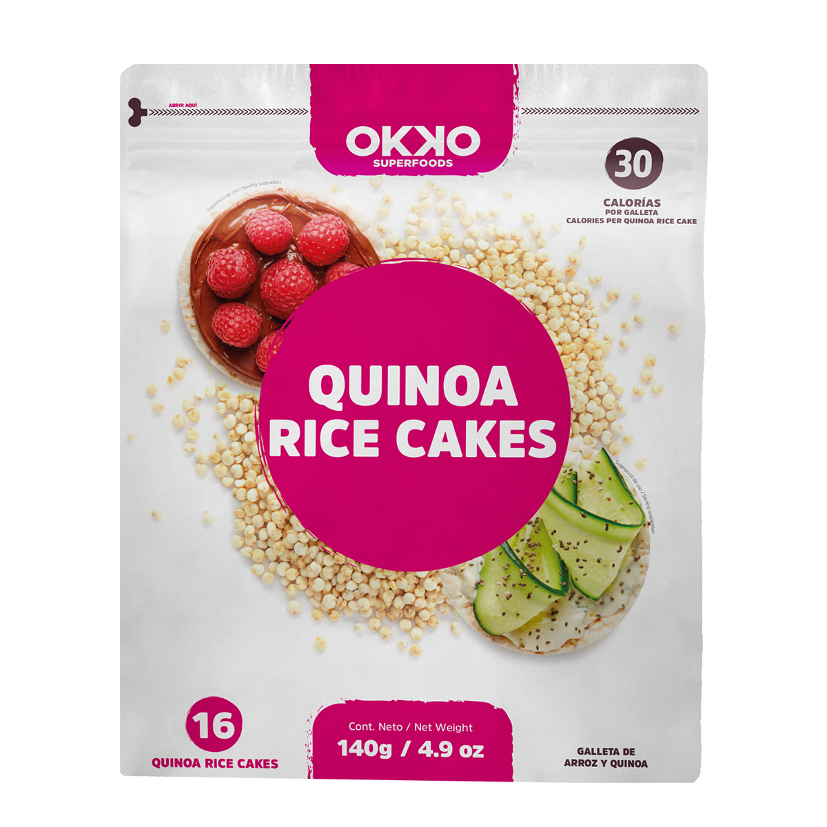 Rice Cakes con Quinoa (140  g)