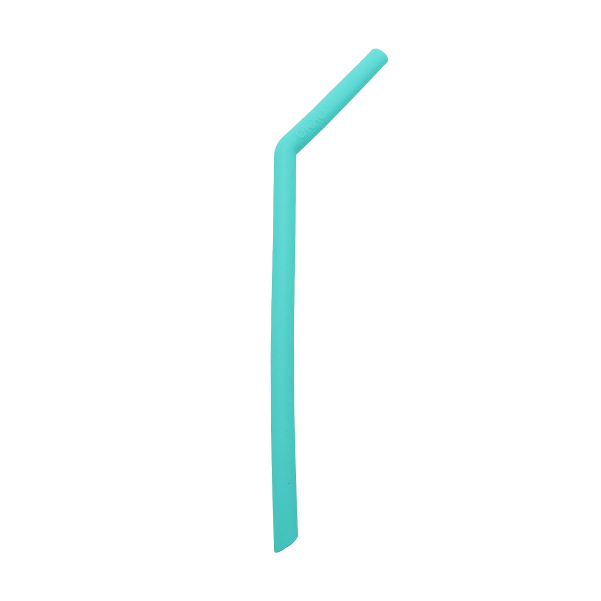 Popote de silicón curvo