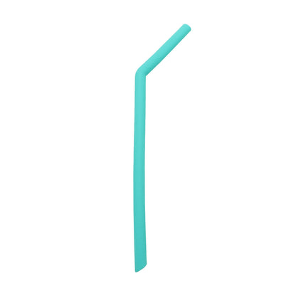 Popote de silicón curvo